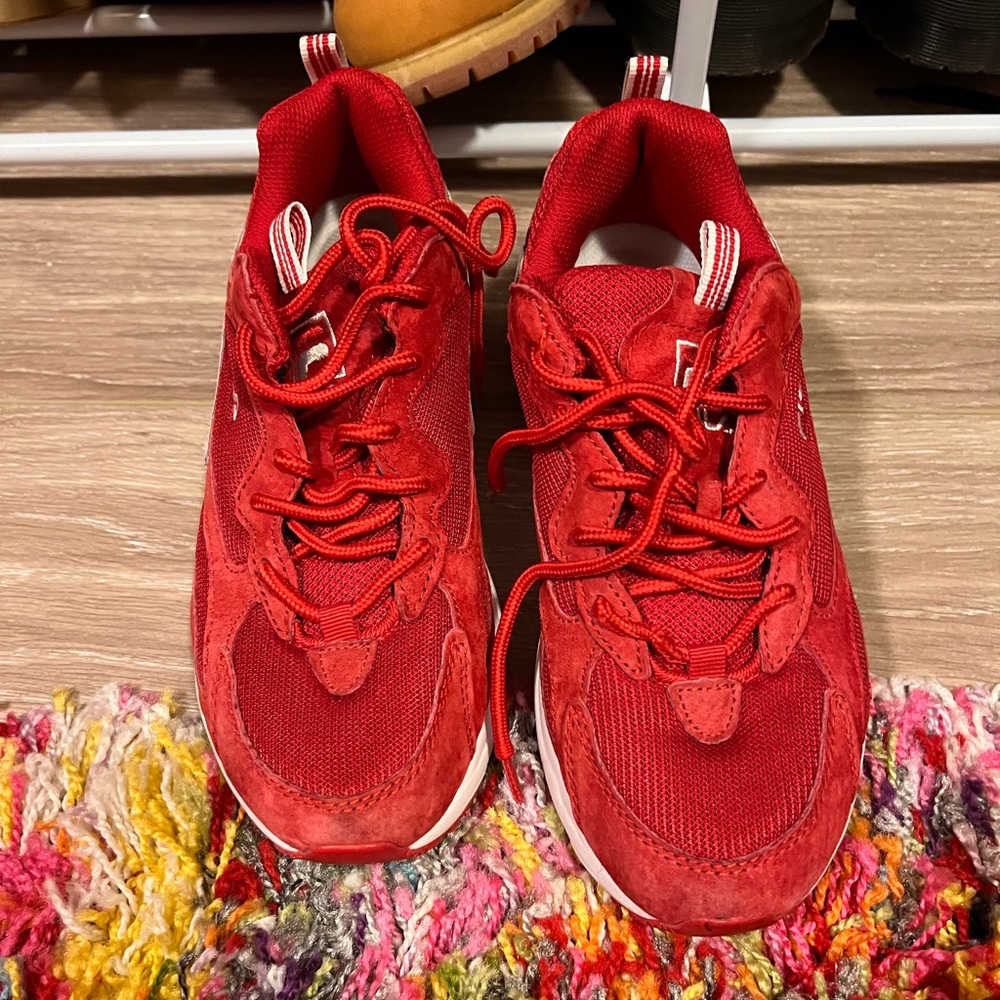 Red Fila Sneakers